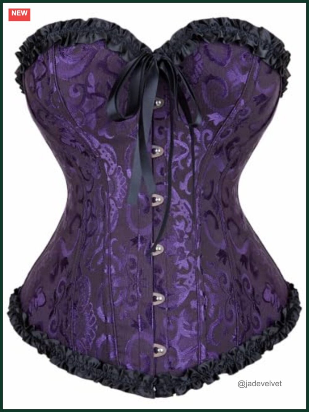 Renaissance Lace Up Overbust Corset Bustier Polyester Spandex Cosplay